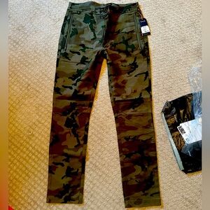 NEW men’s Roark Layover 2.0 stretch travel pants slim fit camo 2 color size 30